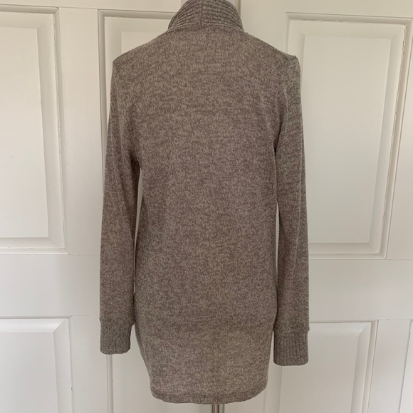 OPEN DRAPE OATMEAL HEATHER MARLED BEIGE TAN - Picture 4 of 6